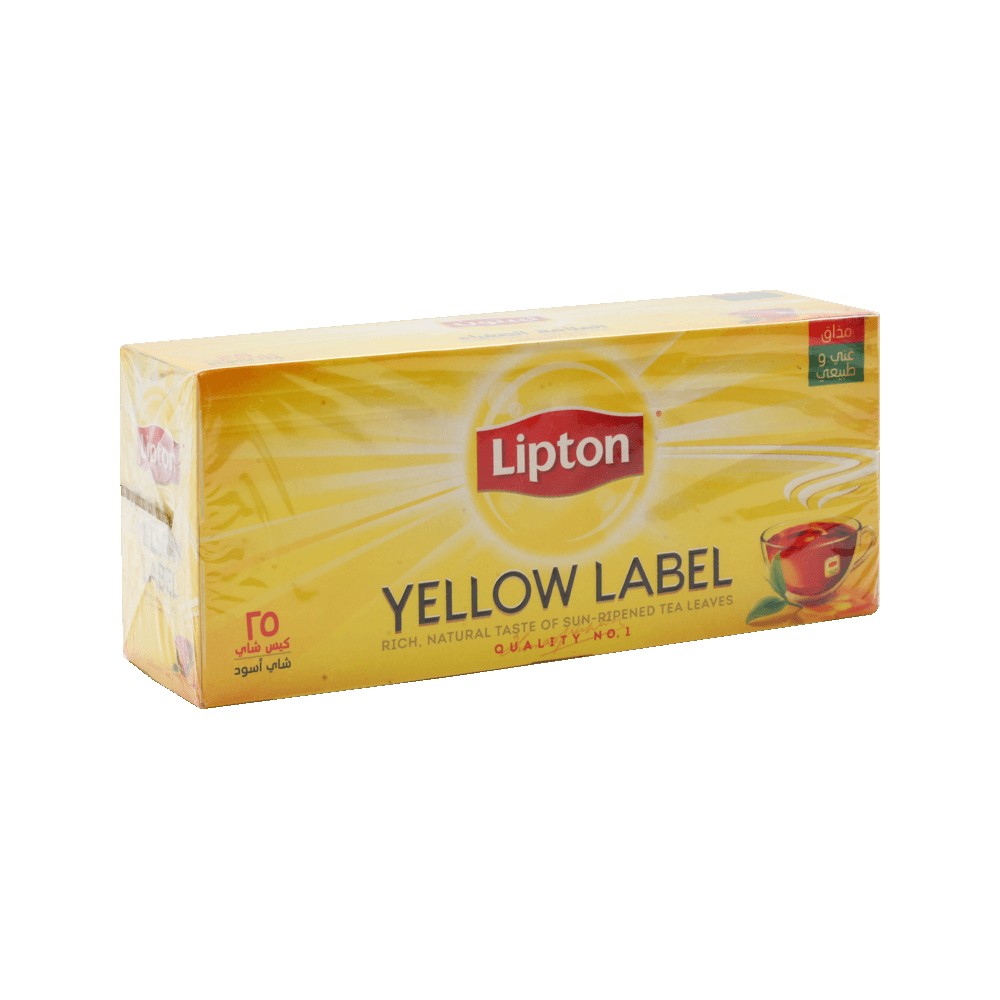 Talabity - Lipton Black Ceylon Tea 25 Sachets 50 G